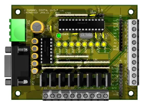 CASINO 8 Channel Digital IN OUT Module