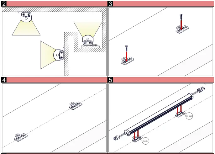 Whitecroft lighting CL127K Feature Linear LED Strip-fig3