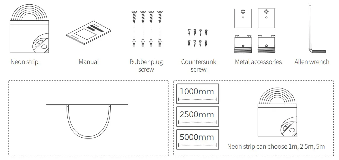 COLORS Linear Lighting NNR25 Vertical Ceiling Mounted Accessories - Figure 2