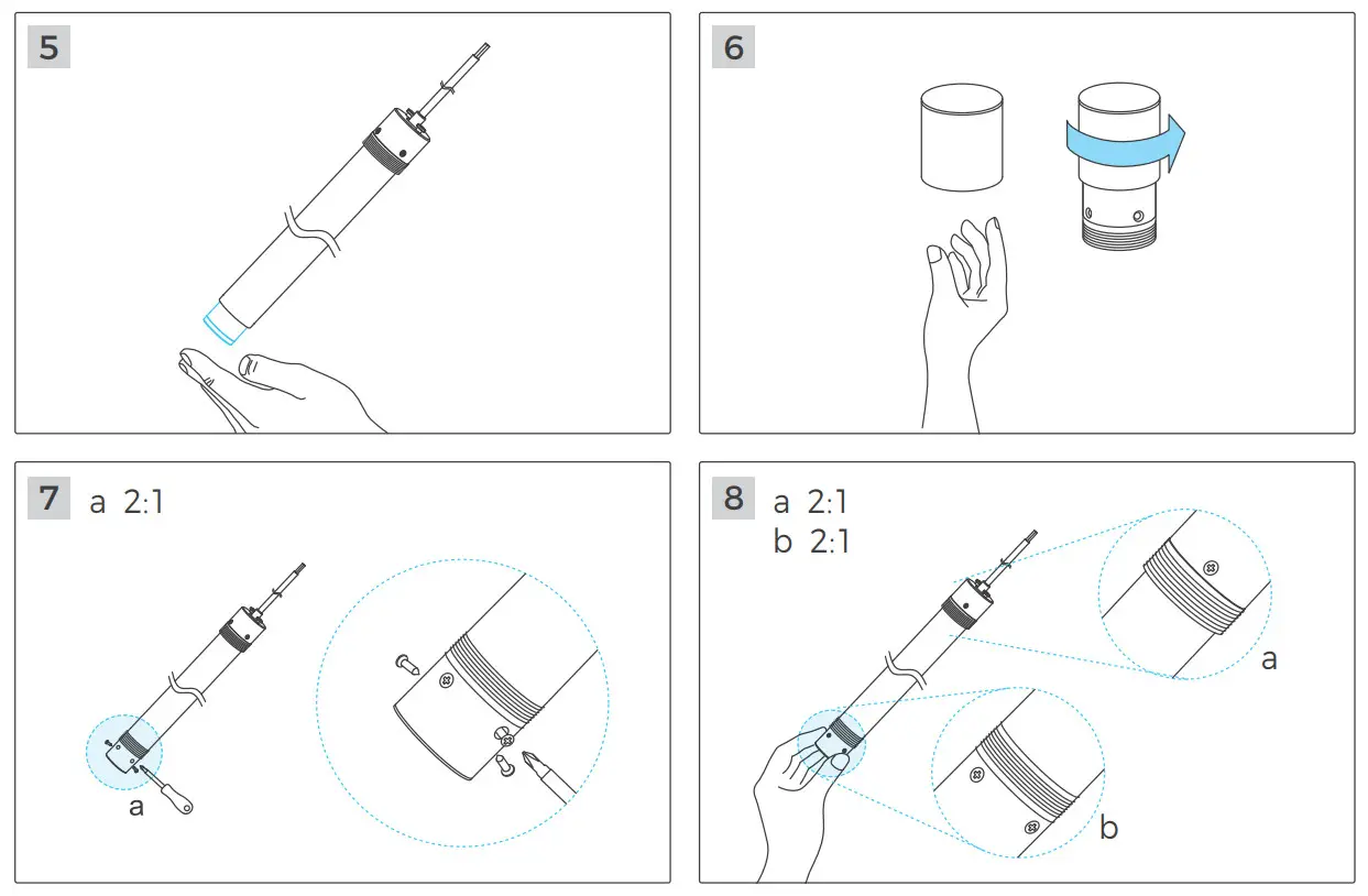 COLORS Linear Lighting NNR25 Vertical Ceiling Mounted Accessories - Figure 5