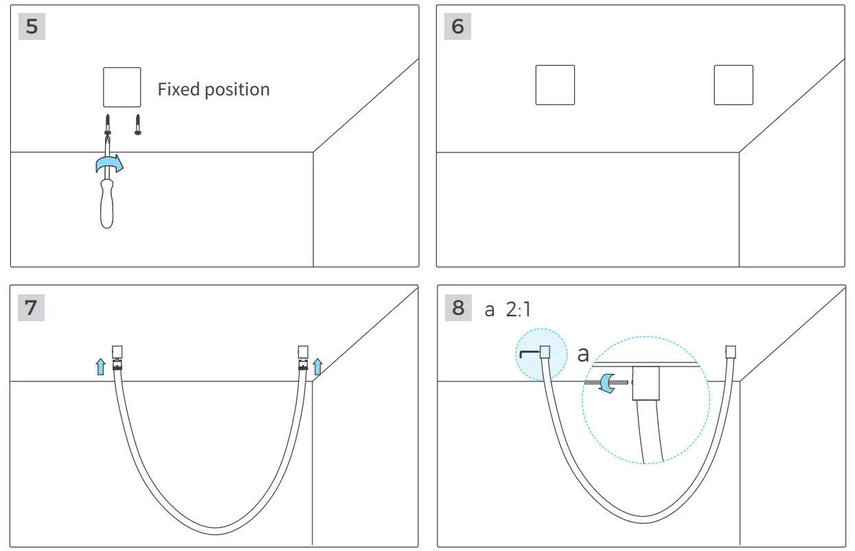 COLORS Linear Lighting NNR25 Vertical Ceiling Mounted Accessories - Figure 9