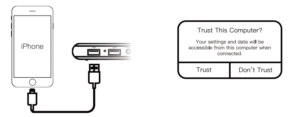 HUWAI-F Mini Projector for iPhone-22