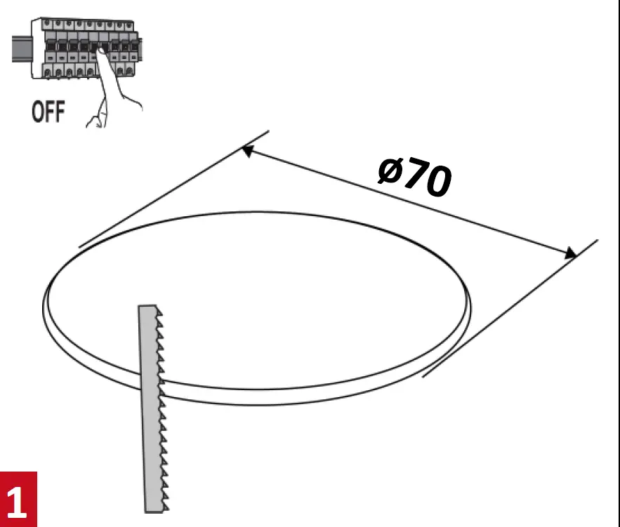 resistex-SPOTLED-860lm-BL-4000K-Instruction-FIG-1