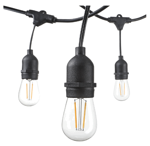 V TAC VT 713 LED String Light With BS Plug and WP Socket