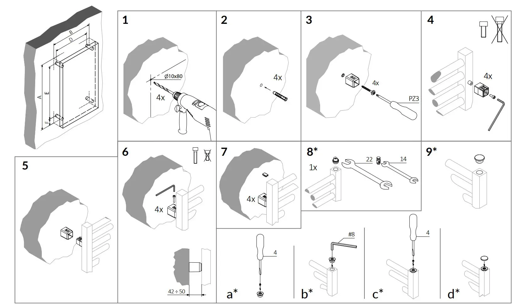 TERMA 2017BTU Alex Heated Towel Rail Installation Guide - How to use