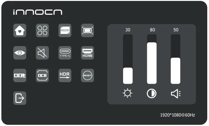 innocn N2F Portable Monitor - Other icons