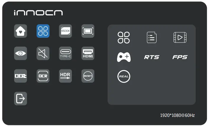 innocn N2F Portable Monitor - Profiles