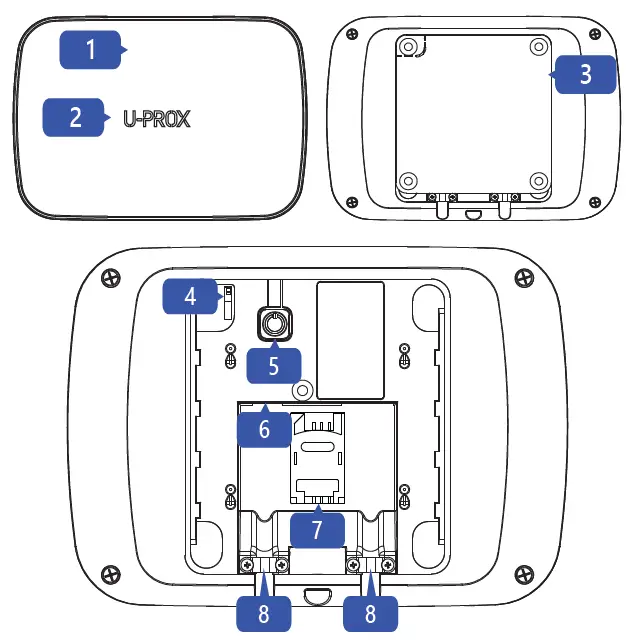 U-PROX Hub LTE Wireless Security Center 1