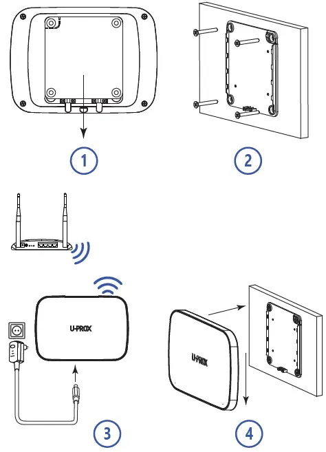 U-PROX Hub LTE Wireless Security Center 7