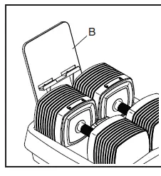 Nordic Track NTSAW23020 iSelect Adjustable Dumbbells 6