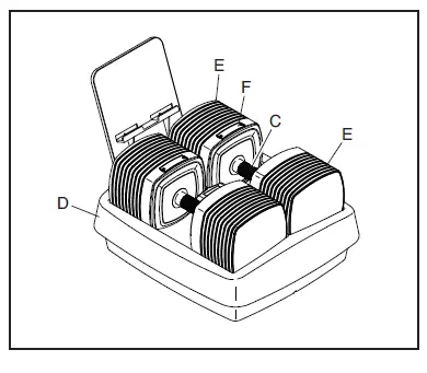 Nordic Track NTSAW23020 iSelect Adjustable Dumbbells 7