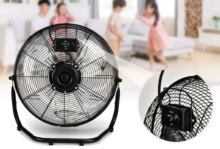 Aoibox SNMX-2861-18 3-Speed High-Velocity Industrial Heavy Duty Metal Floor Fan-2