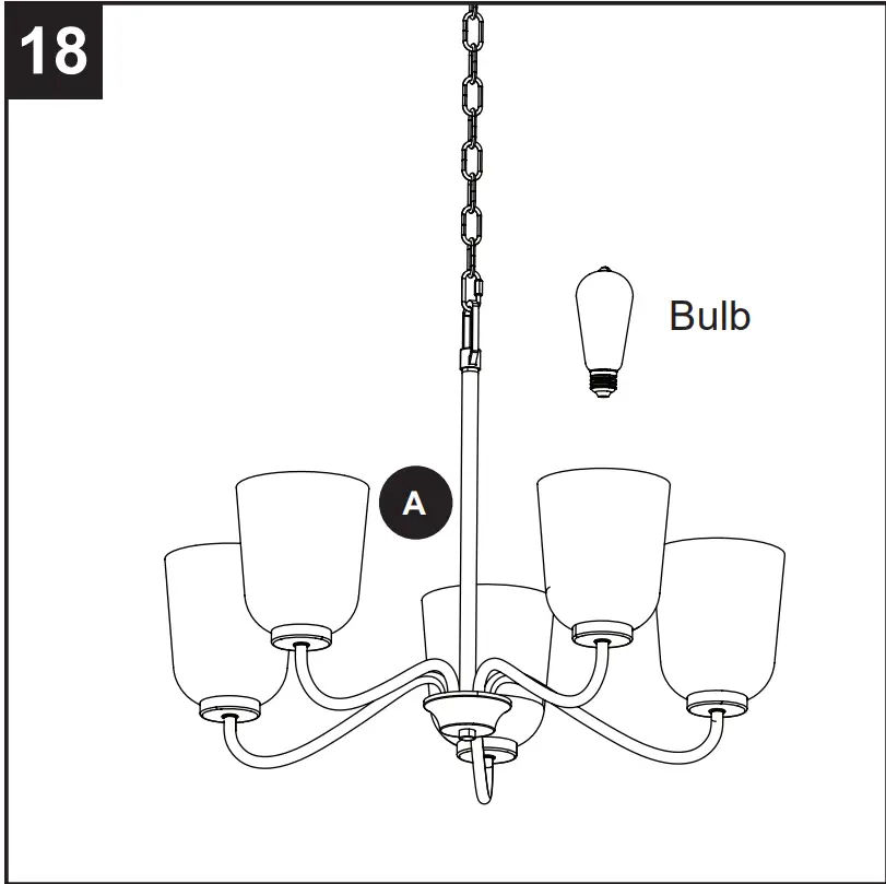 Insert E26-base bulbs
