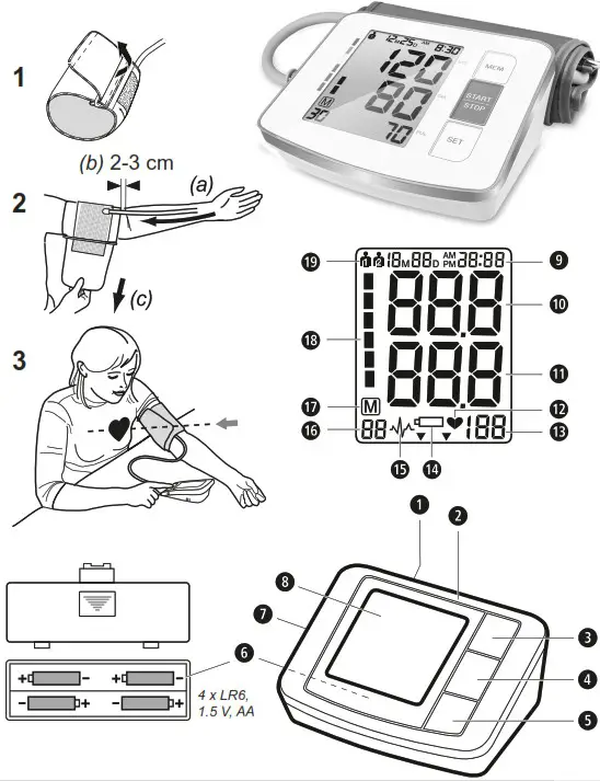 medisana BU 512 Blood Pressure Monitor - overview 1