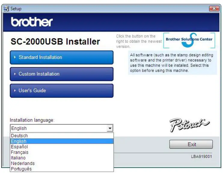 SC-2000USB Stamp Creator Brother Gulf - 13