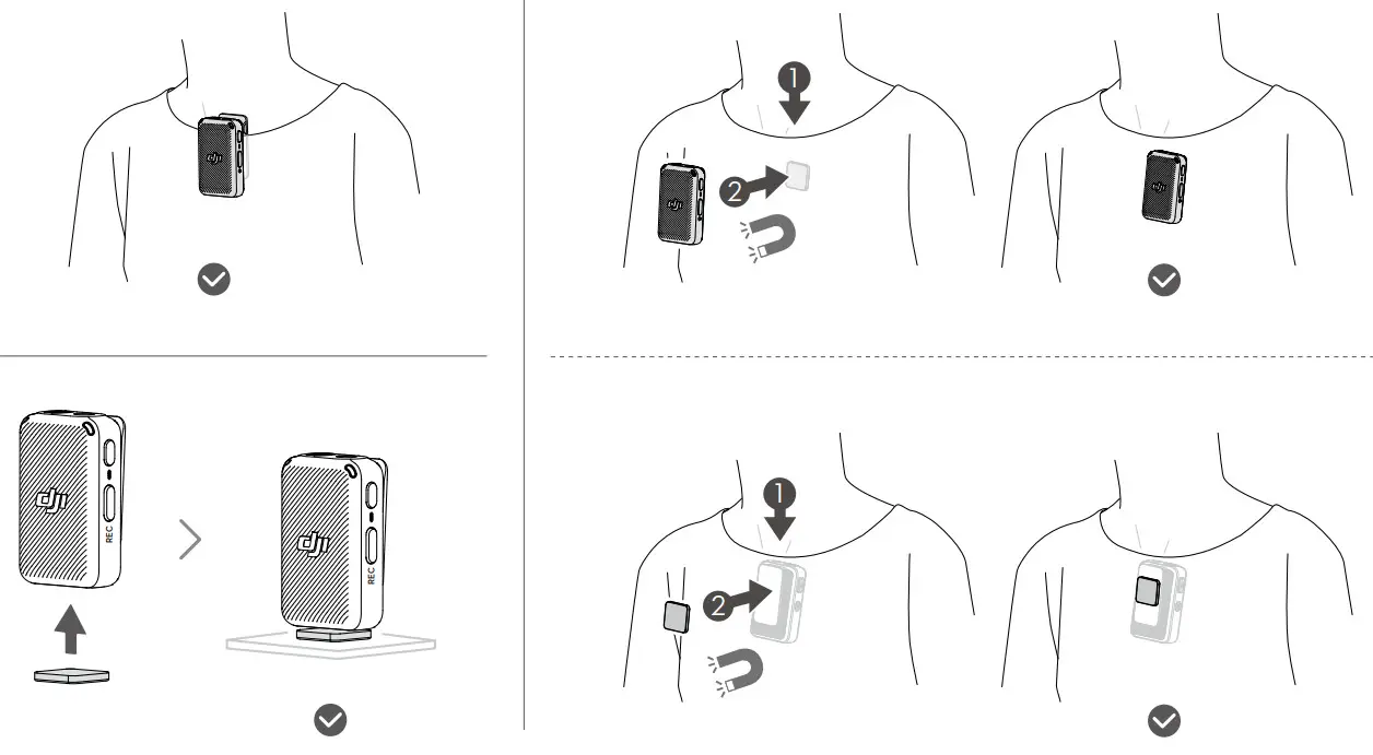 dji CPRN0000030801 Mic Integrated Wireless Microphone System - Transmitter