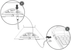 Connect the USB cable