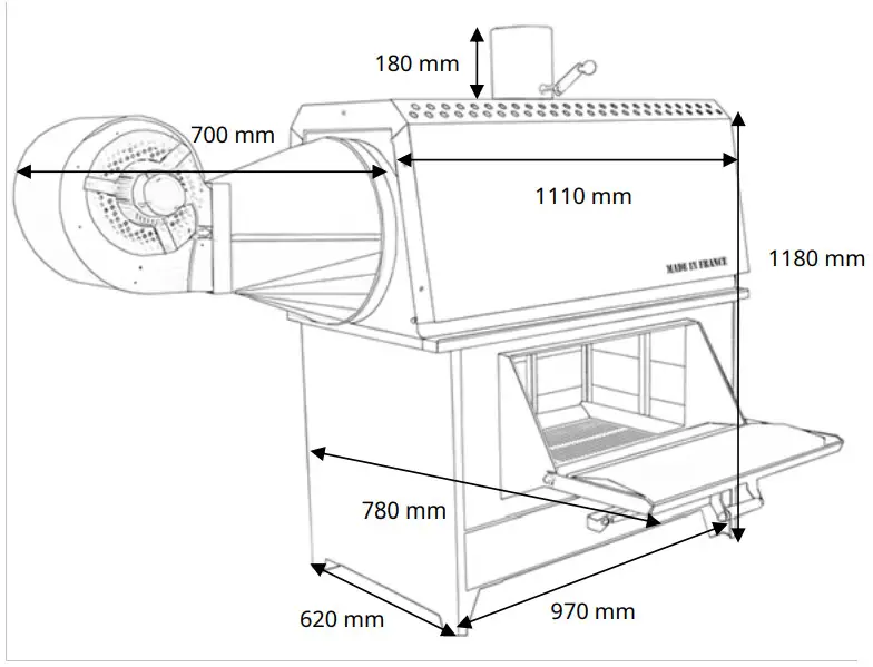 FLEXIHEAT FH50ECP and FH100ECP Wood Warm Air Heaters - Figure 3