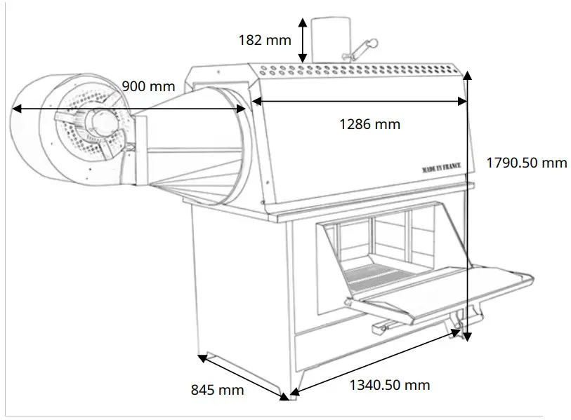 FLEXIHEAT FH50ECP and FH100ECP Wood Warm Air Heaters - Figure 4