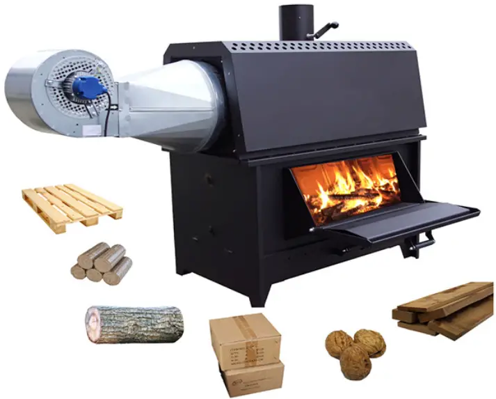 FLEXIHEAT FH50ECP and FH100ECP Wood Warm Air Heaters