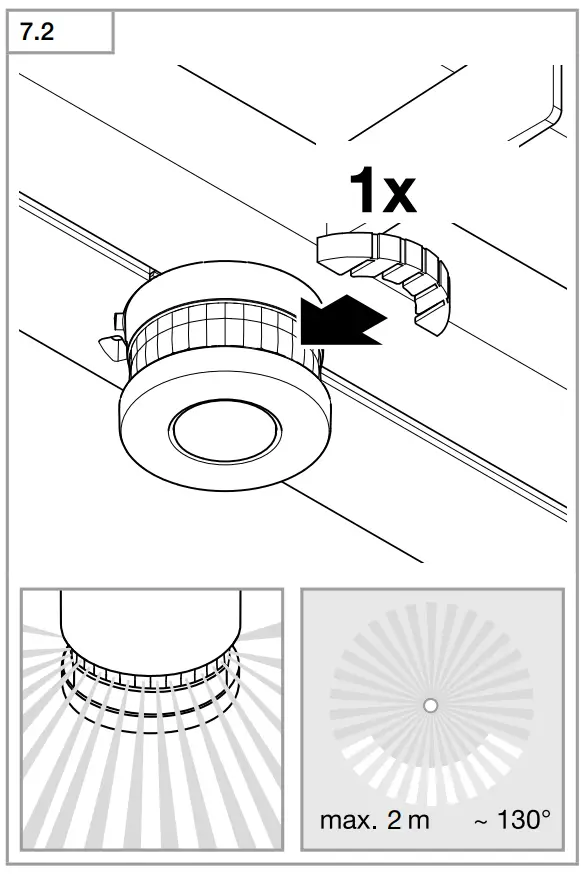 Adjusting the detection zone