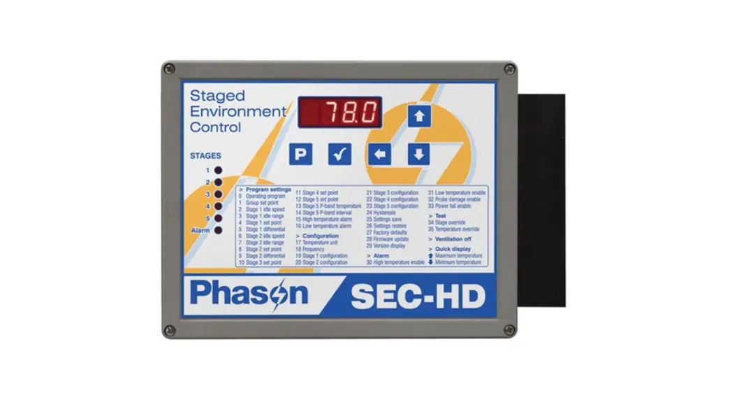 Phason Aec-2 Temperature Sensor Installation Guide