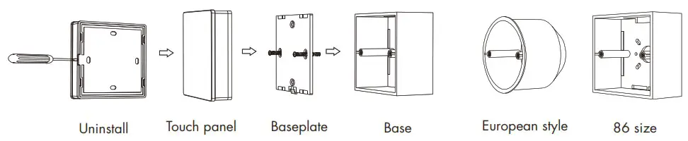 Allegra T21 Wall Mounted Touch Panel - Mechanical Structures and Installations 2