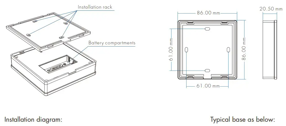 Allegra T21 Wall Mounted Touch Panel - Mechanical Structures and Installations