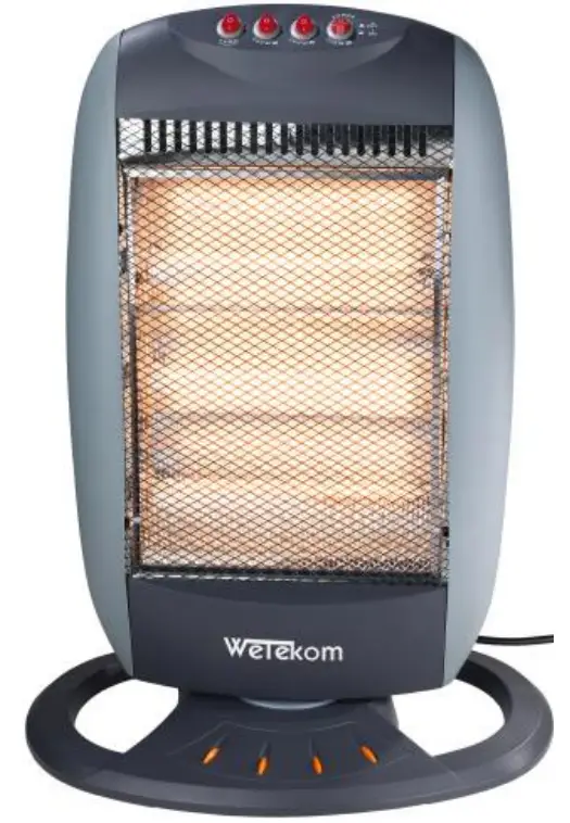 WeTeLux 945546 Halogen Heater 1200 W