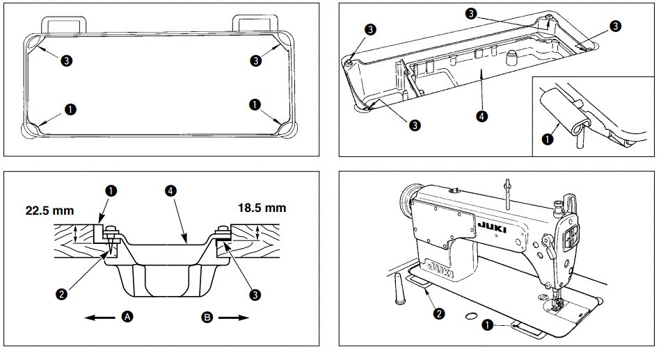 Juki DDL-8700 Automatic Thread Trimmer fig-1
