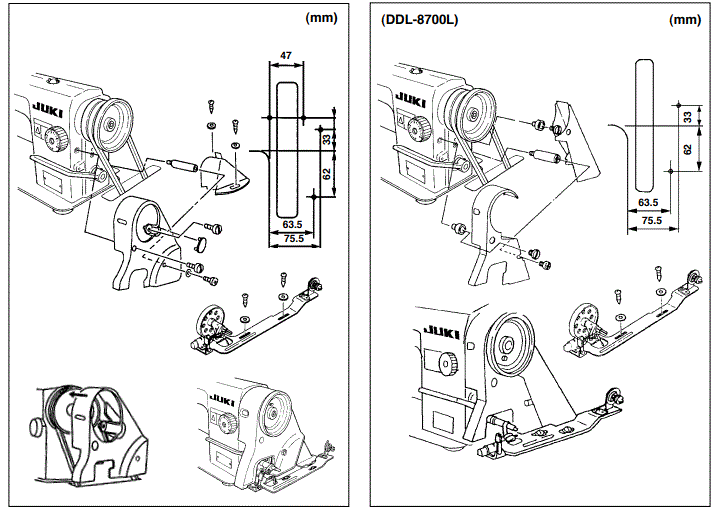 Juki DDL-8700 Automatic Thread Trimmer fig-2