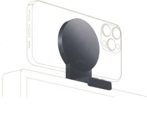 belkin 599007BTGY iPhone Mount with MagSafe for Mac Desktops and Displays-FIG1