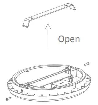 DOMUS LIGHTING SOLAR-200 Round Tricolour 200MM 15W Slimline LED Dimmable IP54 Oyster Light - screw