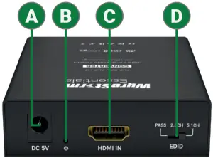 EXP-CON-AUD-H2 - Front Panel