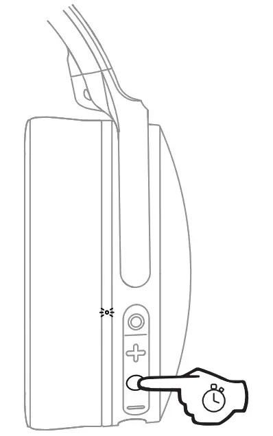 Skullcandy SA2QMABFQ6 Hesh Evo Over-Ear-power on