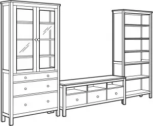 IKEA HEMNES Storage Series