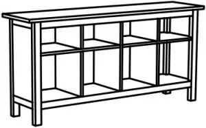 IKEA HEMNES Storage Series All parts