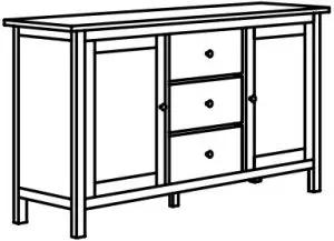 IKEA HEMNES Storage Series All parts