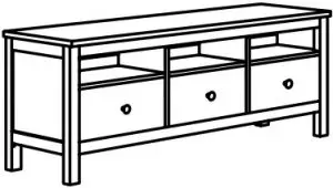 IKEA HEMNES Storage Series All parts