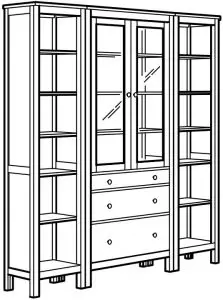 HEMNES Storage Series Combination Inductions