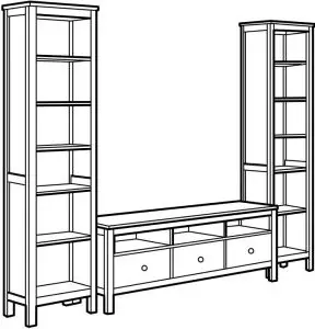 HEMNES Storage Series Combination Inductions