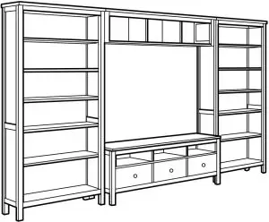 HEMNES Storage Series Combination Inductions