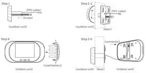 anko Digital Peephole Door Viewer Door Bell-1