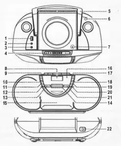 Lenco SCD-6800 Portable DAB+ and FM Radio -Local