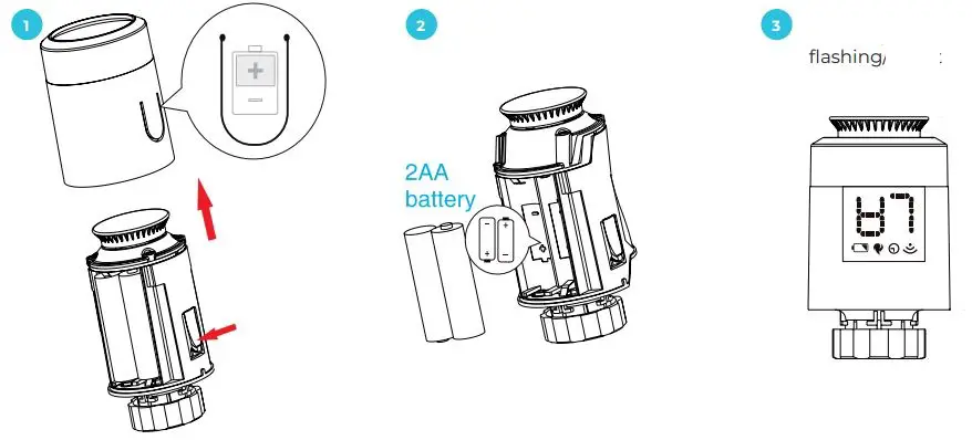 HIHOME Smart Radiator Thermostat User Manual - Installation