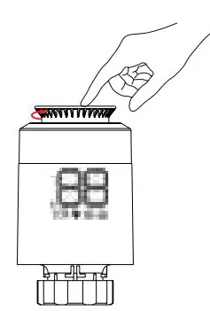 HIHOME Smart Radiator Thermostat User Manual - Manual Control