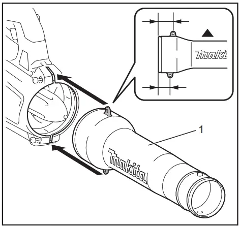 makita XBU03 Brushless Cordless Blower - ASSEMBLY 2