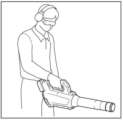 makita XBU03 Brushless Cordless Blower - OPERATION
