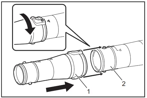 makita XBU03 Brushless Cordless Blower - Optional accessory 1