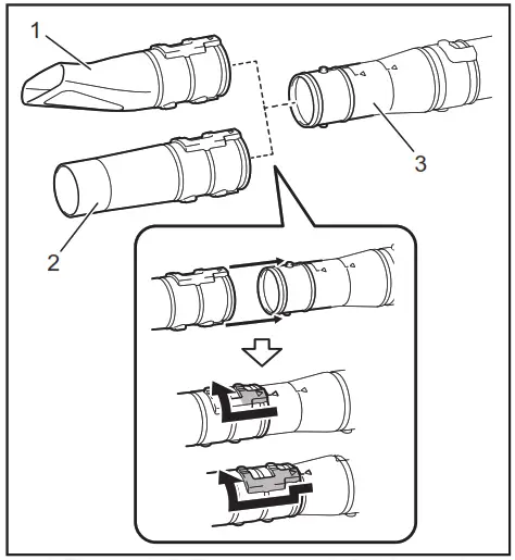 makita XBU03 Brushless Cordless Blower - Optional accessory 2